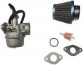 New Carburetor Pz19 With Choke Lever For Chinese Made 50cc 70cc 90cc 100cc 110cc 125cc Kids Atv Go-kart Dirt Bike Pocket