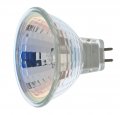 Satco S1961 50 Watt Mr16 Halogen Gx5 3 Base 12 Volt Clear Nsp 9 Beam Pattern No Harmful Ultraviolet Rays Light Bulb Lens 