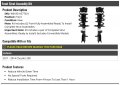 Front Strut And Coil Spring Assembly Set Of 2 Compatible With 2011-2014 Chrysler 200 Excludes Convertible Models