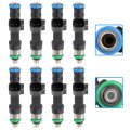 Fuel Injectors Set For Ford F 150 3 7l 0l And Mustang 5 2l Fj1132 Br3z9f593a 8 Pieces 4 Holes 2011 To 2017 