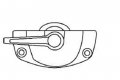 Stb Cam Lock Zinc Die Cast White 1-7 8 Screw Holes 