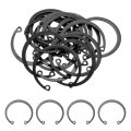 20pcs 1-7 8 48mm Internal Retaining Ring Circlip 65 Mn Spring Steel Snap Rings C-clips For Grooved Shafts Studs Black 