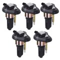 Set Of 5 Ignition Coils Pack For Chevrolet Colorado Trailblazer Gmc Envoy Buick Rainier Isuzu I-290 I-370 Ascender Oldsmobile 