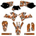 2005-2007 Exc Jester Orange Senge Graphics Complete Kit For Ktm 