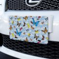 Butterflies In The Blue Sky Pattern Novelty Metal Vanity Tag License Plate