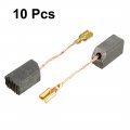 Uxcell 10pcs Carbon Brushes For Electric Motor 14mmx8 5mmx6 5mm Power Tool Repair Part