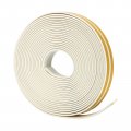 Weather Stripping 2pcs 19 7ft X 3 8 W 2 25 T Self Adhesive Foam Seal Strip I Shaped Insulation Tape For Door Window White 