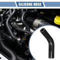 1 Pcs 19-22mm 0 75 -0 87 Id 90mm 3 54 Length 45 Degrees Black Car Silicone Hose Coolant Universapcs 19-22mm 0 75 -0 87 Id 90mm