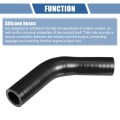 1 Pcs 19-22mm 0 75 -0 87 Id 90mm 3 54 Length 45 Degrees Black Car Silicone Hose Coolant Universapcs 19-22mm 0 75 -0 87 Id 90mm
