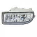 Front Driving Fog Light Lamp Assembly With Bulb For 1998 To 2005 Toyota Land Cruiser Driver Side Clear Lens Chrome Housing Dot 