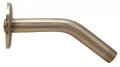 6-inch Shower Arm And Flange Universal Showering Component 1 Piece Satin Nickel Finish By Plumbusa 
