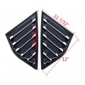 Astradepot Compatible With Rear Window Quarter Side Vent Louvers Scoop Cover Ford Focus Se Sel St Rs Mk3 Hatchback Matte Black