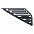 Astradepot Compatible With Rear Window Quarter Side Vent Louvers Scoop Cover Ford Focus Se Sel St Rs Mk3 Hatchback Matte Black