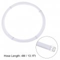 Uxcell Pneumatic Ptfe Air Tubing Kit With M5 M8 Push To Connect Fittings For Hose Line Pipe 4mm Od 4m White