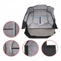 Driver Bottom Microfiber Leather Seat Cover For Ford F250 F350 F450 F550 2011 2012 2013 2014 2015 2016 Lariat Fx4 Xlt Charcoal