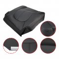Carbhub Driver Bottom Perforated Leather Seat Cover For Ford F250 F350 2011 2012 2013 2014 2015 2016