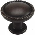 10 Pack Cosmas 4115orb Oil Rubbed Bronze Rope Scroll Cabinet Hardware Knob 1-1 4 Inch Diameter 