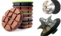 Diamond Profile Wheel 3 4 Full Bullnose Router Bit Ultra Thick Polishing Pad 8 1 11 Mm Thickness Stone Granite Marble Concrete 