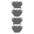 Front Brake Pads For Toyota Matrix 2003 2004 2005 2006 2007 2008 4000 Hybridynamic Series Mechanical Pad Wear Sensor 