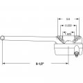 Prime-line H 3864 Casement Single Arm Operator 9-1 2 In Diecast W Steel Single Pack