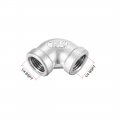 Uxcell Stainless Steel 316 Cast Pipe Fitting 90 Degree Elbow 4 Bspt Female X 1 Thread