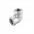 Uxcell Stainless Steel 316 Cast Pipe Fitting 90 Degree Elbow 4 Bspt Female X 1 Thread