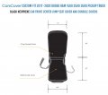 Custom Fit 2017 2020 Dodge Ram 1500 2500 3500 Black Neoprene Front Center Jump Seat Cover And Console Covers 3 Piece Set