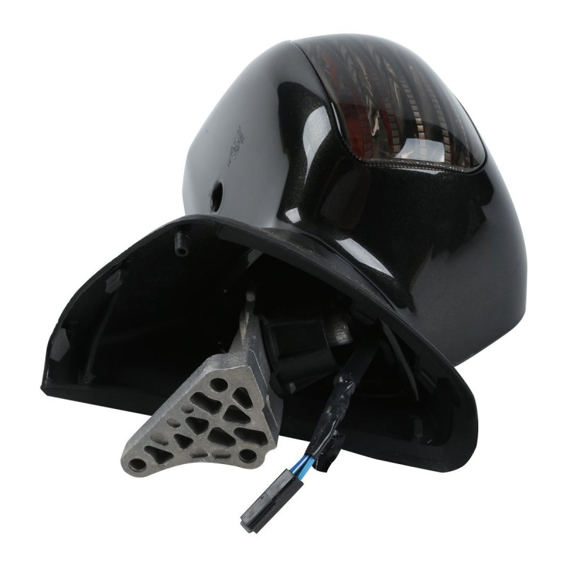 Green-l Motorcycle Black Rear View Mirrors With Turn Signal Lights Fit For Honda Goldwing Gl1800 2001-2017