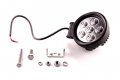Ddm Tuning 18w Led 116mm Work Light Round Flood Beam Off-road Driving Lamp 116mm-round-6x3w-hp Flood-w 