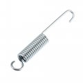 X Autohaux 2 Pcs Universal 110mm Length Motorcycle Brake Pedal Return Spring Side Kickstand Silver Tone Metal