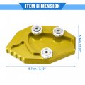 Vekauto Motorcycle Stand Kit Compatible For Kawasaki Zzr1400 Gtr1400 Durable Aluminum Alloy Gold Tone Bike Support Holder With