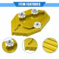 Vekauto Motorcycle Stand Kit Compatible For Kawasaki Zzr1400 Gtr1400 Durable Aluminum Alloy Gold Tone Bike Support Holder With