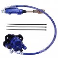 Pro Bat Front Disc Brake Master Cylinder Caliper Assembly For 50cc 90cc 110cc 125cc Atv Quad Dirt Bikei Blue 