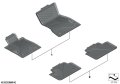 All Weather Floor Mats For 5 Series G60 2024 And Newer Rear Black Part Number 51475a87ff0