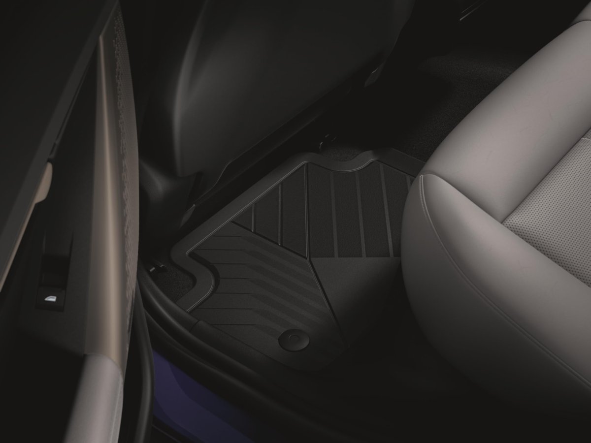 All Weather Floor Mats For 5 Series G60 2024 And Newer Rear Black Part Number 51475a87ff0