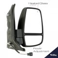 Spieg Passenger Side Mirror Replacement For Ford Transit 150 Cargo Van 2015-2019 Power Adjusted Heated W Turn Signal Manual