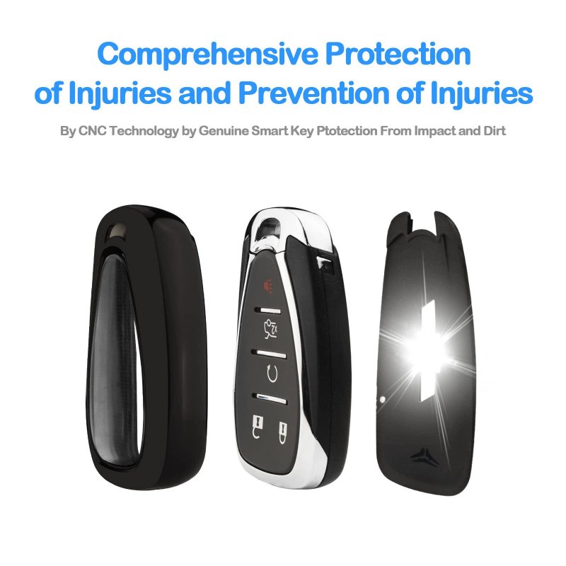 Xiyang Trade For Chevy Key Fob Cover Withchain Soft Tpu Full Protector Key Shell Case Chevrolet Malibu Camaro Equinox