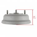 Caltric 2 Front Brake Drum Wheel Hub Compatible With Kawasaki Mule 3010 Kaf620 Kaf950 2001 2002 2003-2008