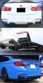 Dry Carbon Fiber Rear Bumper Lower Corner Vent Valance Lip Covers Compatible With For 2015-2020 Bmw F80 M3 F82 F83 M4