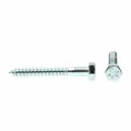 Prime-line Hex Lag Screws 5 16 In X 2-1 2 A307 Grade A Zinc Plated Steel 50 Pack