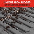 Motor Trend Pro920 Premium Flextough Deep Dish Complementary Rear Rubber Floor Mats Liners All-weather Protection Universal