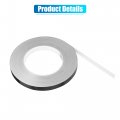 X Autohaux 0 5 Width 164ft Decorative Strips Waterproof Reflective Tape Sticker Warning Black For Car Motorcycle
