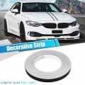 X Autohaux 0 5 Width 164ft Decorative Strips Waterproof Reflective Tape Sticker Warning Black For Car Motorcycle