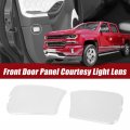 X Autohaux Pair Door Panel Courtesy Light Lens Cover Front Driver Clear Housing Interior Lamp For Ford F-150 1997-2003 F-250