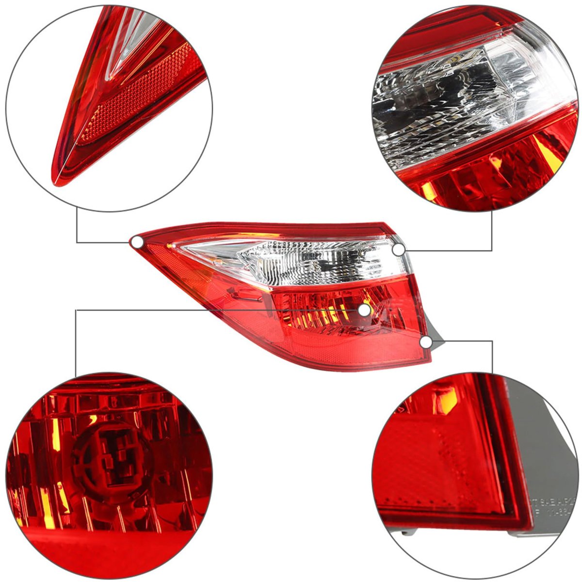 Driver Side Outer Tail Light Replacement For Toyota Corolla 2014 2015 2016 Rear Lamp Assembly 815600275 To2804118