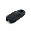 X Autohaux Black Silicone Keyless Entry Car Remote Key Fob Case Cover Protector For Porsche Macan Panamera Cayenne