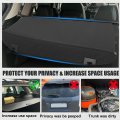 X Autohaux Retractable Cargo Cover For Mazda Cx-5 2017-2023 Waterproof Non Slip Suv Rear Trunk Shielding Shade Black