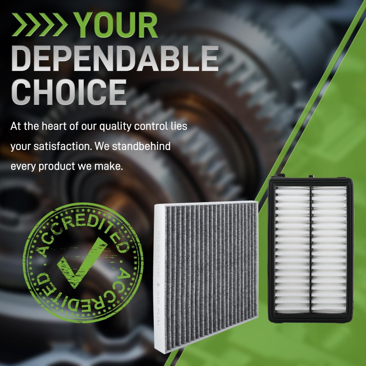 Cabin And Engine Air Filter Kit For Hyundai Santa Fe Tucson 2021 2022 2023 2024 Replacement Part Numbers 28113-l1000