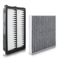 Cabin And Engine Air Filter Kit For Hyundai Santa Fe Tucson 2021 2022 2023 2024 Replacement Part Numbers 28113-l1000