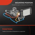 A-premium Automatic Transmission Oil Cooler Line Hose Assembly Compatible With Chevrolet Uplander Buick Terraza Rendezvous